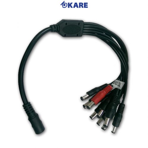 สายแยกไฟจ่าย 1 ออก 9 (Power Splitter)