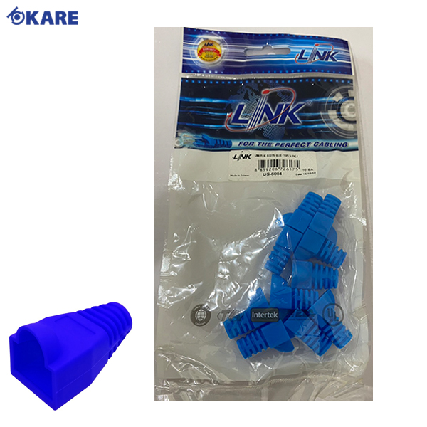 Plugboot - ถนอมหัวสายแลน รุ่น LINK US-6004 (สีฟ้า)