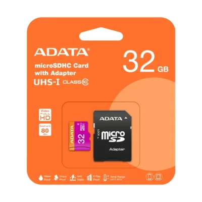 ADATA 32GB micro SD with Adapter Class 10